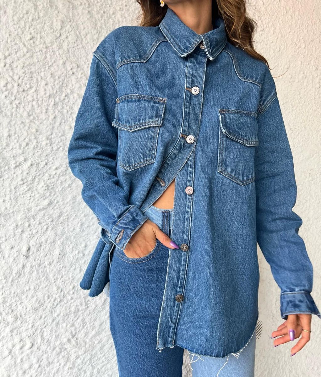 Camisa Oversided Alcance Jeans