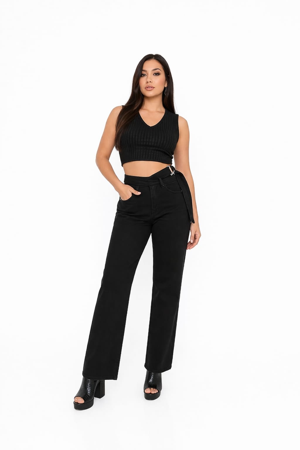 Calça Wide Leg Alcance